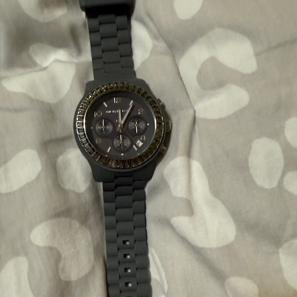 Michael Kors Charcoal and Silver Women's Watch